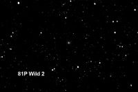 Kometa 81P Wild 2 (w rodku)
