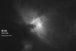 Wielka Mgawica Oriona w filtrze H alfa