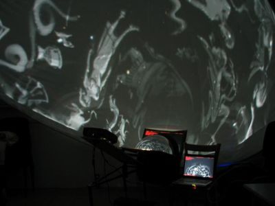 miniplanetarium w dzia�aniu