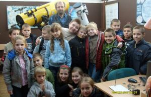 Klasa III z SP 13 w obserwatorium