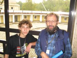 Micha� �. i Ludiwk L. w chorzowskim planetarium
