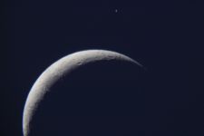 Aldebaran koło Księżyca 21 kwietnia