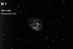 Mg�awica Krab w filtrze H alfa