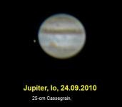 Jowisz z Io - teleskop 25-cm